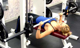 Smith Machine Bench Press