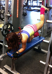 Smith Machine Donkey Kicks